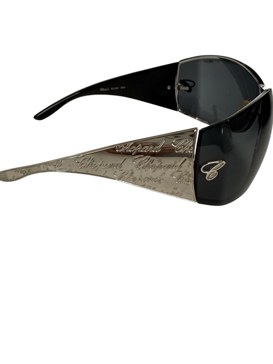 Chopard wrap shield  Sunglasses with Case SCH 637 0579 made in Italy  23kt gp main image 4